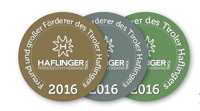 Förderplaketen Haflinger Pferdezuchtverband Tirol Fohlenhof Ebbs