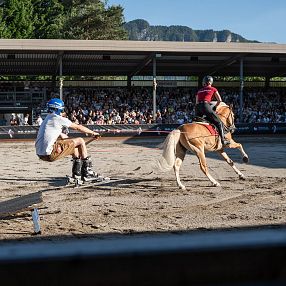 Equestrian Skijoring Event